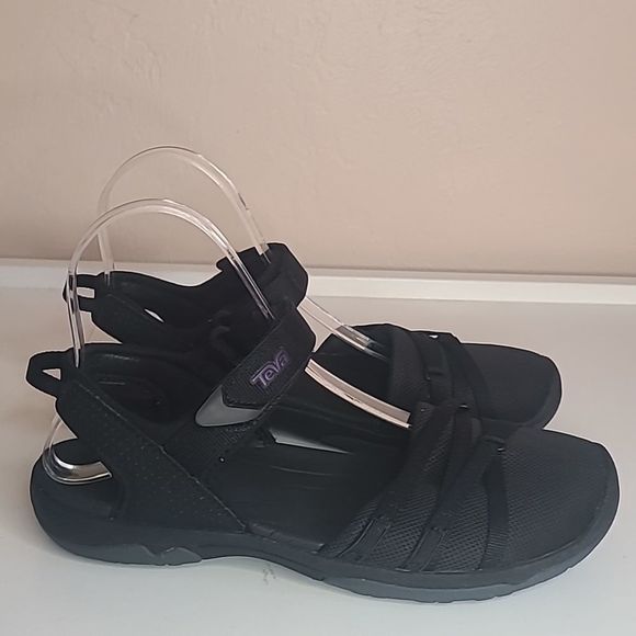 Teva 85 WOMEN'S TIRRA Close Toed Sandal Black Size 7M - Picture 5 of 12
